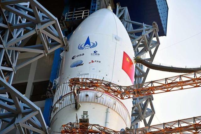 China startet Rakete fr seine erste Landung auf dem Mars