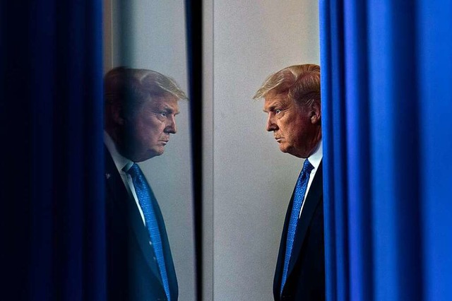 Wird Donald Trump im November fr eine zweite Amtszeit gewhlt?  | Foto: BRENDAN SMIALOWSKI (AFP)