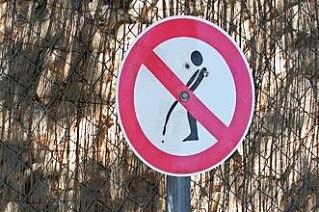 Htte dieses Schild den Mann abgehalten?  | Foto: artesiawells - Fotolia