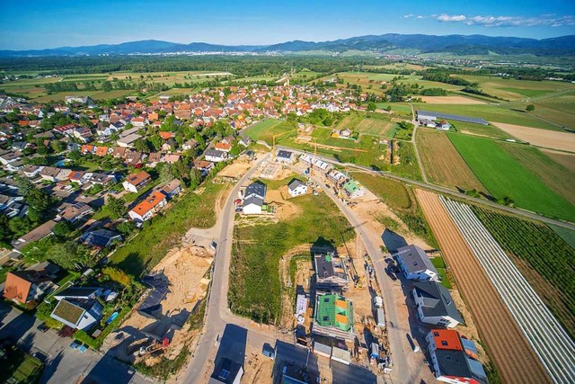 Tiengen wchst (auf dem Foto: das Neub...e nicht mehr interessant (Archivbild).  | Foto: Nils Theurer