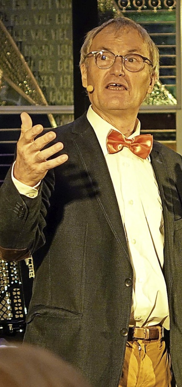TV-Schauspieler Peter Schell aus der S...nzert in der Wehrer Stadthalle geben.   | Foto: Roswitha Frey