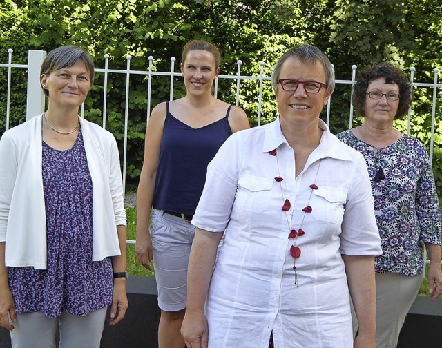 Fachdienst-Mitarbeiterinnen von links:...heim) und Jutta Kbler (Weil am Rhein)  | Foto: Sabine Ehrentreich