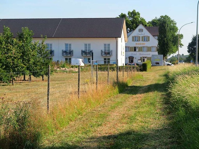 Der Bebauungsplan &#8222;Am Bren&#822...tck sdlich des gleichnamigen Hotels.  | Foto: Beatrice Ehrlich