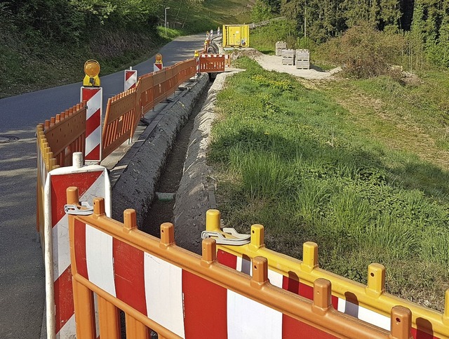 Der Bau des Backbone-Netzes im Landkre...d der Tiefbau in Ühlingen-Birkendorf.   | Foto: Gemeinde  Ühlingen-Birkendorf