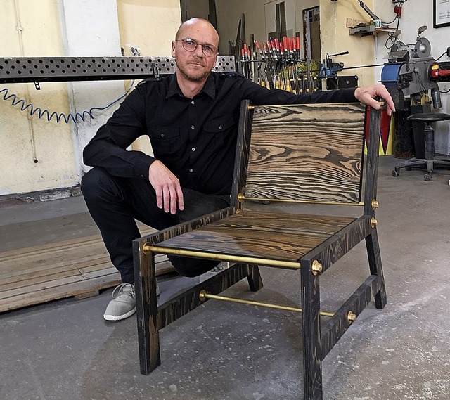 Kreativer Handwerker: Andreas Callie   | Foto: Ralf Burgmaier