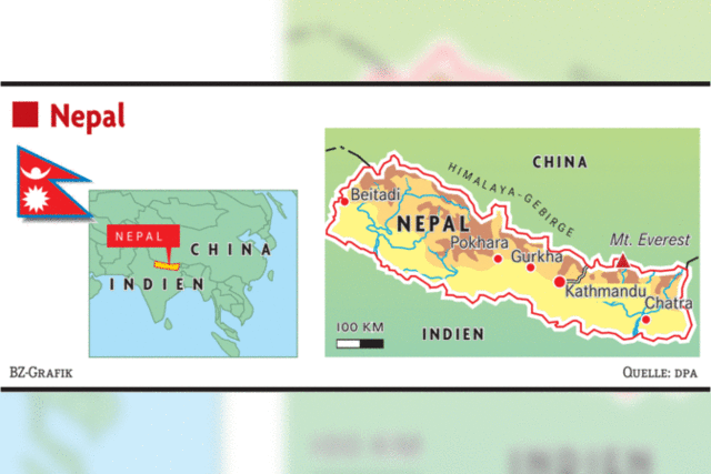 Knig und Maoisten kmpfen in Nepal mit harten Mitteln
