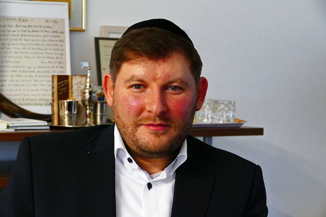 Moshe Flomenmann  ist Landesrabbiner von Baden und Rabbiner in Lörrach.  | Foto: Sabine Ehrentreich