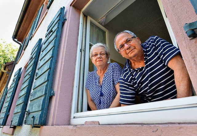 Irene und Antonio Maccarone wohnen ger... ihrer Wohnung auf dem Schtzen-Areal.  | Foto: Michael Bamberger