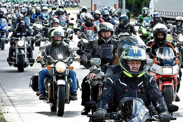 Fotos: Motorrad-Demo gegen Fahrverbote