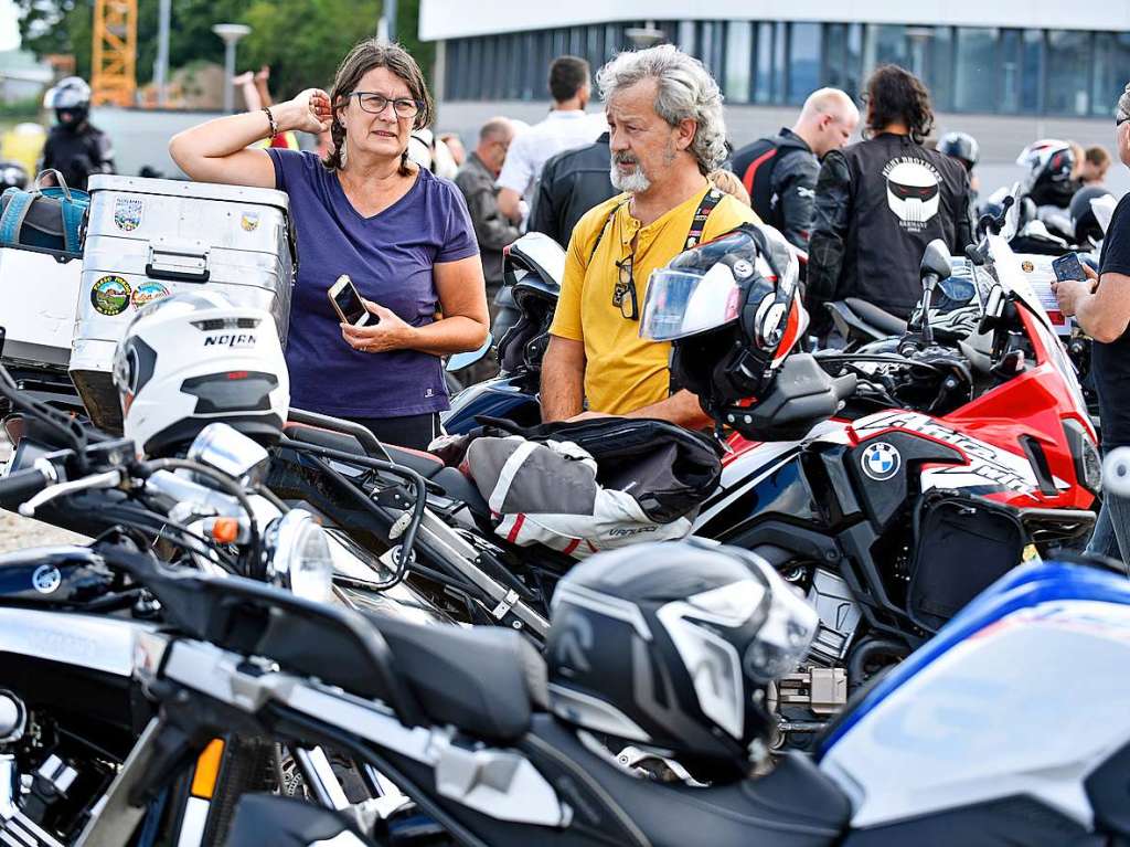 Von Enduro bis Harley – Motorrad-Demo gegen pauschale Fahrverbote.