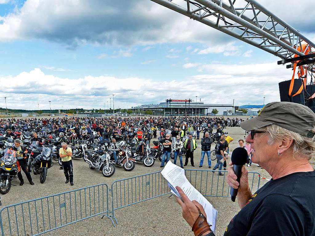 Von Enduro bis Harley – Motorrad-Demo gegen pauschale Fahrverbote.