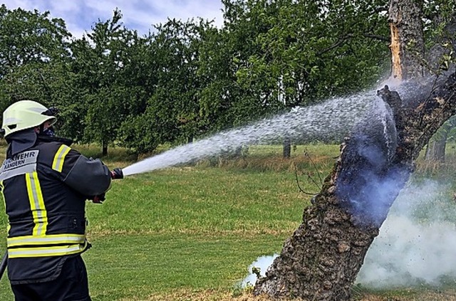 Die Brandursache blieb unklar.  | Foto: Gnter Lenke