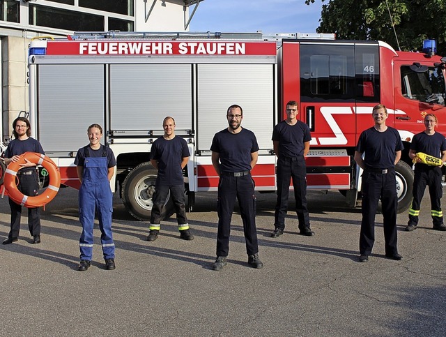 Aus- und Weiterbildungen beendet (von ...n Schnlein von der Feuerwehr Staufen   | Foto: Feuerwehr Staufen