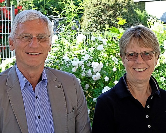Christoph Koch-Kalmbach und Annemarie  Stephan gehen in Pension.  | Foto: P. Schmeja