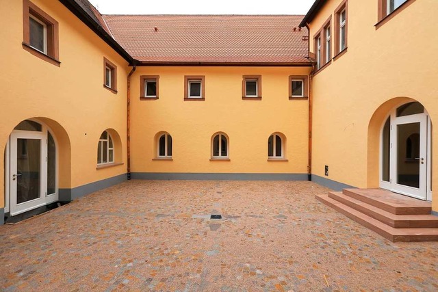 Der neue Innenhof des Rathaus Seelbach  | Foto: Christoph Breithaupt