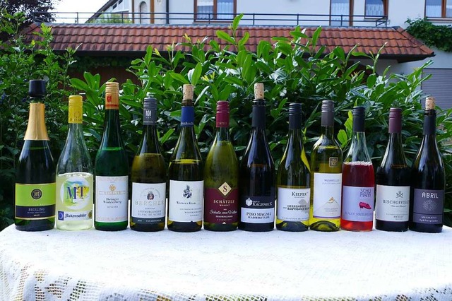 Diese zwlf Weine und Sekte werden in ...n Online-Wein-Fass-Bar zu finden sein.  | Foto: Gerold Zink