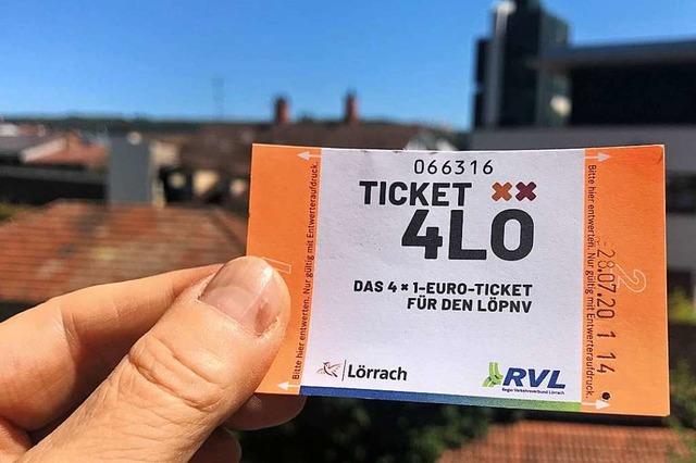 Rund 60.000 &#8222;Ticket4L&#8220; wu...Lrracher Vier-Fahrten-Karte verkauft.  | Foto: Barbara Ruda