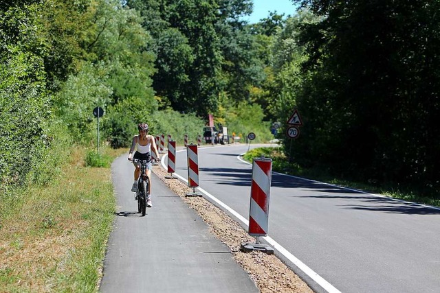 Von der Landesstrae zwischen Umkirch ...ein berfahren durch Autos verhindern.  | Foto: Daniel Hengst