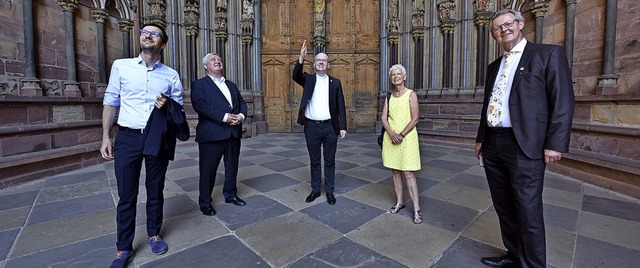 <BZ-FotoAnlauf>Kollegenbesuch</BZ-Foto...und Brgermeister Ulrich von Kirchbach  | Foto: Rita Eggstein