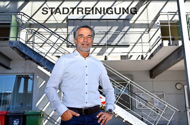 Michael Broglin, Leiter der Abfallwirtschaft und Stadtreinigung Freiburg   | Foto: Thomas Kunz