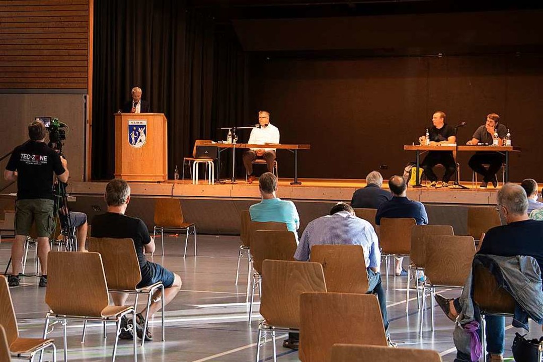 Der Ansturm an Besuchern hielt sich am...er Livestream hatte aber 312 Zugriffe.  | Foto: Volker Mnch