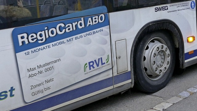 Das Regiocard-Abo wurde mit dem Jobcar...hresabo fr jedermann zusammengefhrt.  | Foto: Peter Gerigk