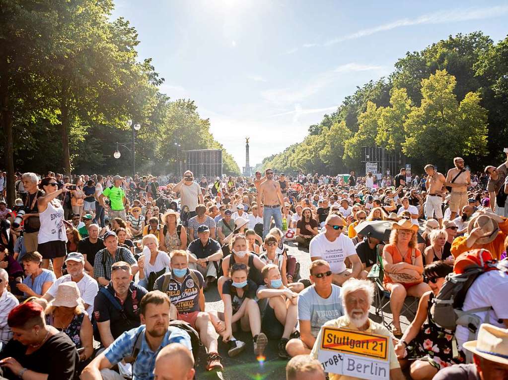 Tausende aus dem ganzen Bundesgebiet sind am Samstag durch die Berliner City gezogen.