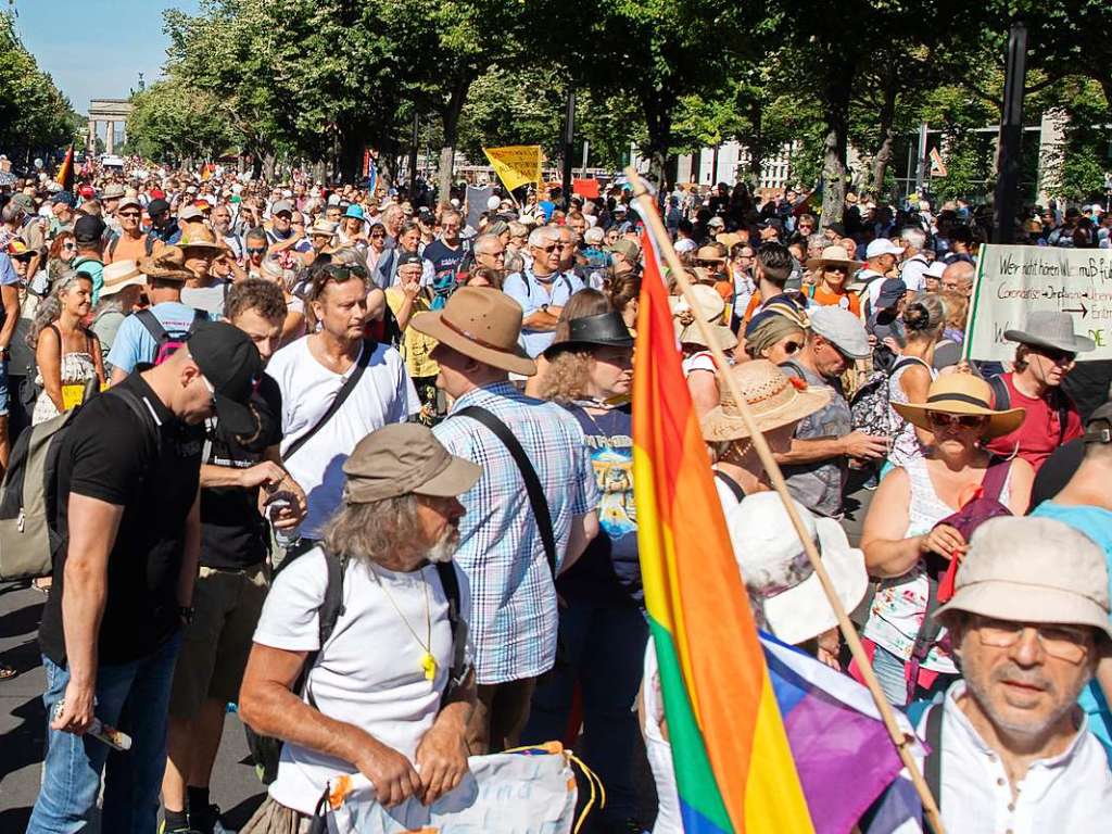 Tausende aus dem ganzen Bundesgebiet sind am Samstag durch die Berliner City gezogen.