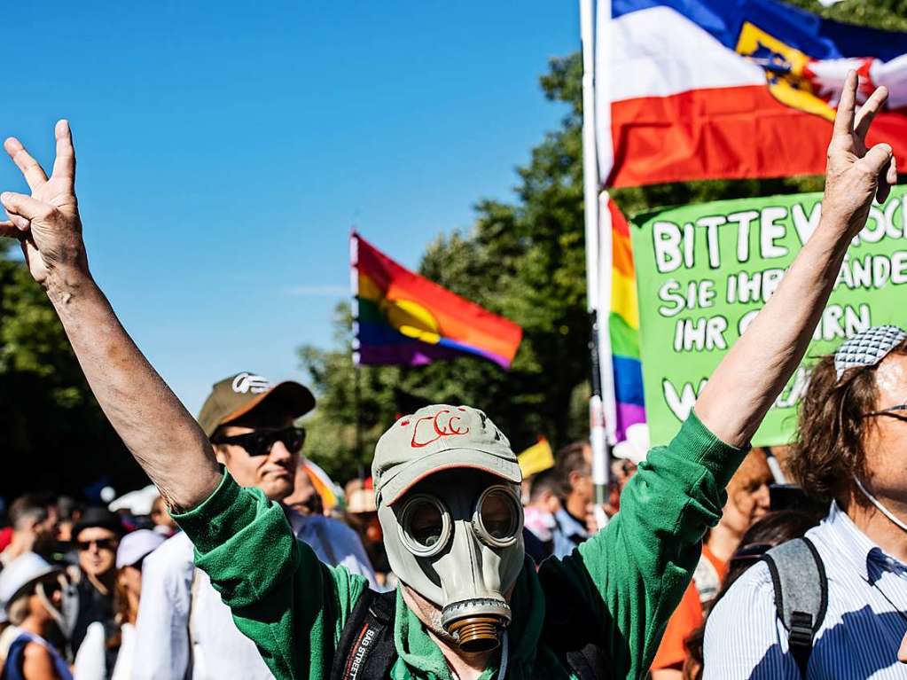 Tausende aus dem ganzen Bundesgebiet sind am Samstag durch die Berliner City gezogen.