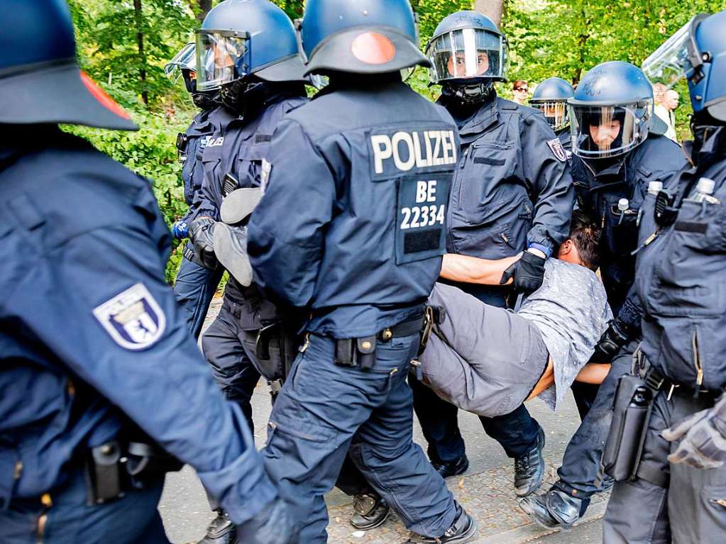 Tausende aus dem ganzen Bundesgebiet sind am Samstag durch die Berliner City gezogen.