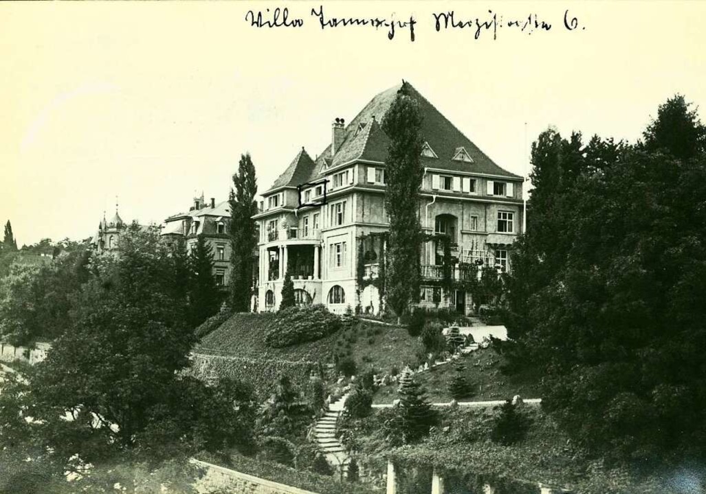 Die &#8222;Villa Tannenhof&#8220; an d...s der Zeit vor dem Einzug des Prinzen.  | Foto: Archiv Manfred Gallo