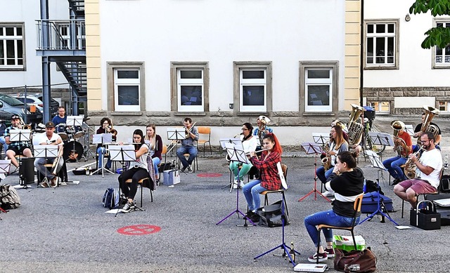 Bleibt der Stadtmusik Lenzkirch knftig nur noch der Schulhof zum Proben?   | Foto: Wolfgang Scheu