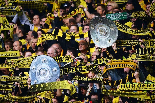 Die &#8222;Gelbe Wand&#8220; bei Borussia Dortmund  | Foto: Bernd Thissen