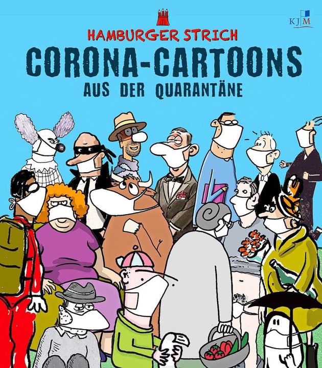 Hamburger Strich (Hrsg.): Corona-Cartoons aus der Quarantäne.  | Foto: KJM Buchverlage