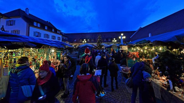 Der Weihnachtsmarkt in Munzingen ist f...s Jahr abgesagt (Archivbild von 2014).  | Foto: Michael Bamberger