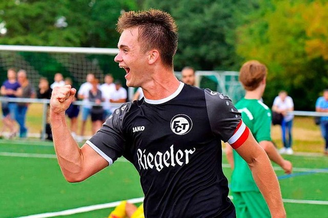 Tom Hodel vom FC Teningen  | Foto: Daniel Thoma