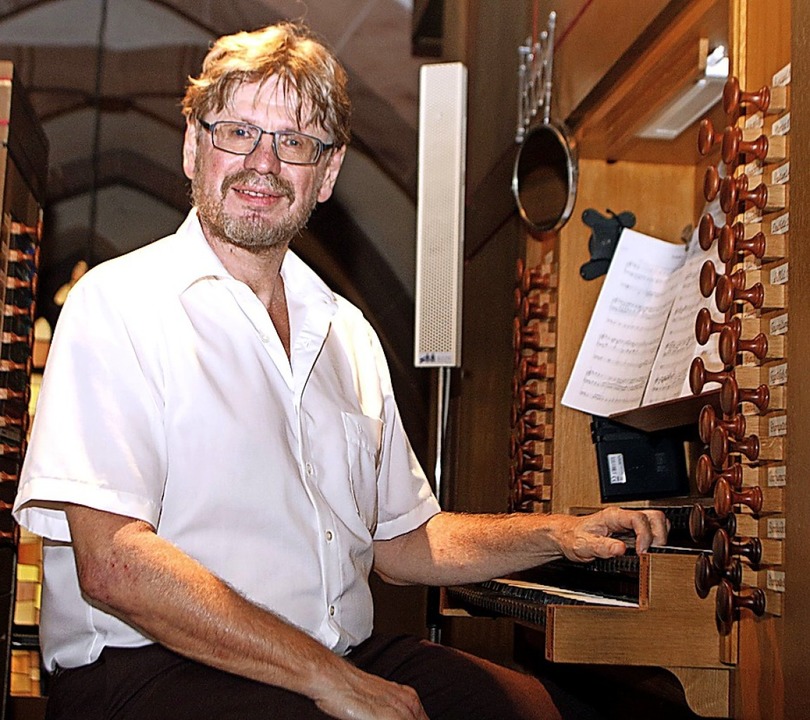 Michael Müller an der Orgel   | Foto: Heidi Fößel