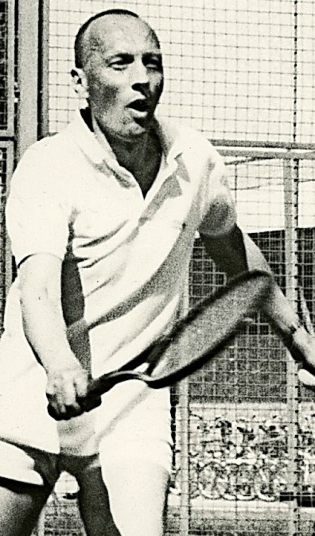 Karl Mickel beim Tennis  | Foto: DLA