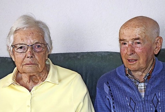 Diamantene Hochzeit feierten Klara und...Breitnauer Ortsteil   Schanz-Freyel.    | Foto: Dieter Maurer