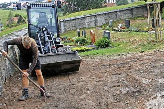 Regen richtet Schden an