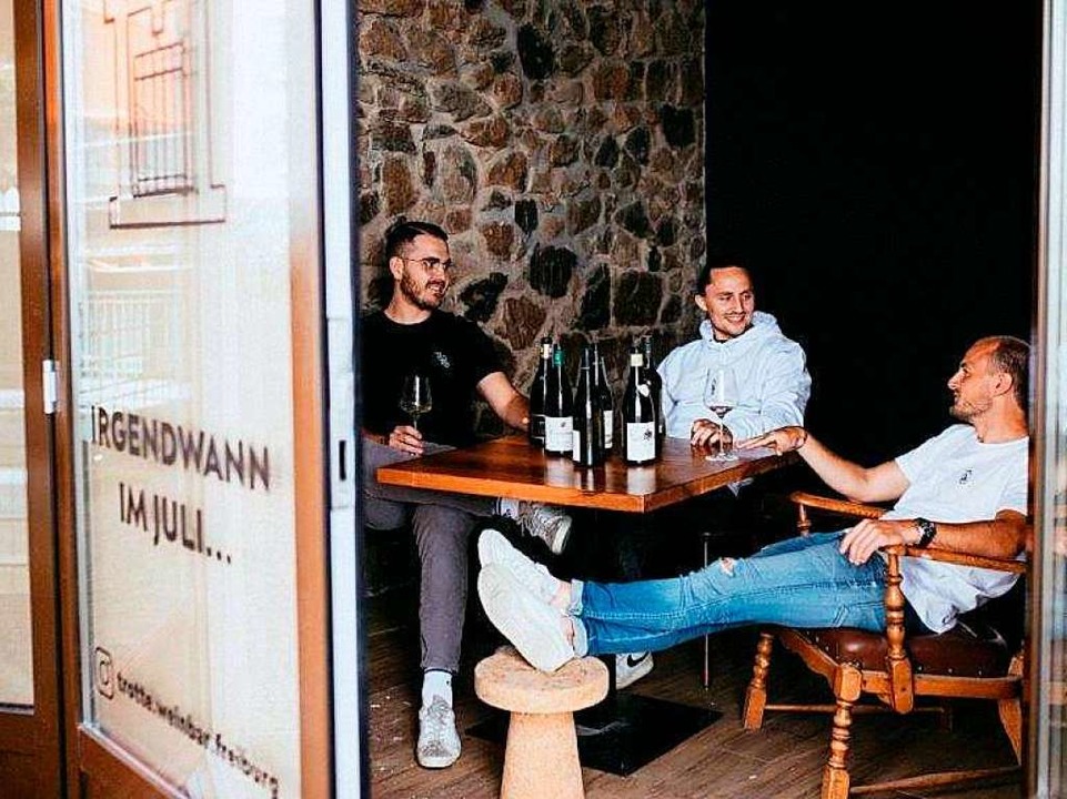 Philipp Barho, Vincent Keller und Frie...rotte&#8220; in der Fischerau erffnet  | Foto: Lucie Greiner