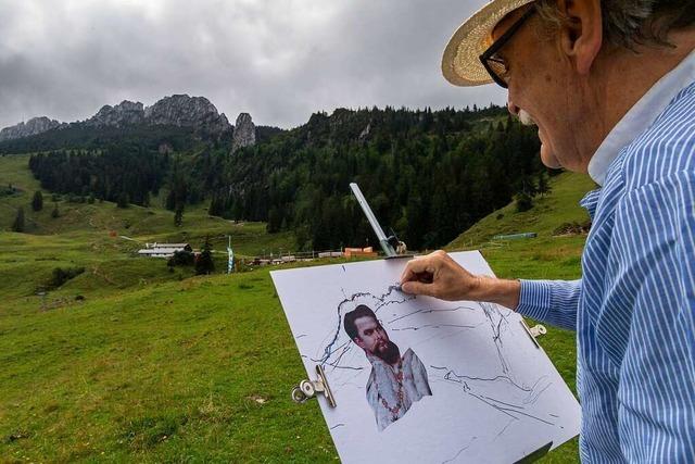 Entsteht ein 25 Meter hohes Konterfei von Ludwig II. im Felsen?