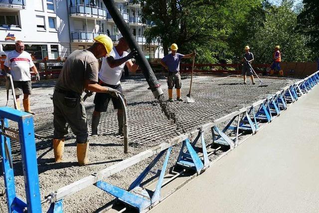 Bernhardusbrcke ber den Neumagen erhlt Betonplatte