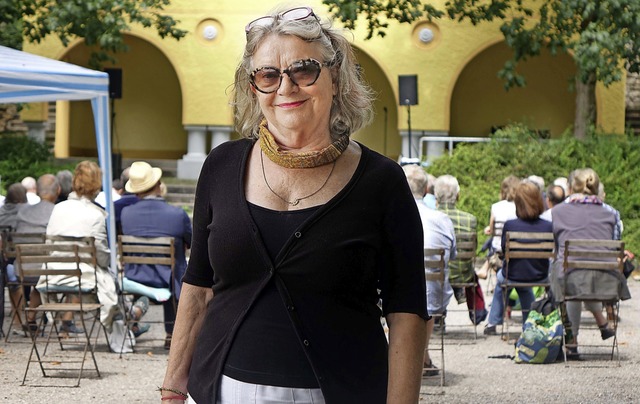 Kulturmacherin Renata Vogt ldt nach d...hiedenen Spielorten in Laufenburg ein.  | Foto: Roswitha Frey