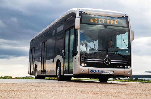 2022 will die SWEG einen mit Wassersto...s Elektrobusses eCitaro (Bild) hneln.  | Foto: Daimler Truck AG