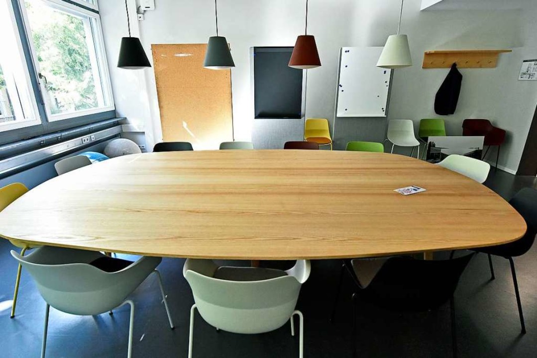 Schon fertig und schick Ein vielfltig nutzbarer Gruppenraum .  | Foto: Michael Bamberger