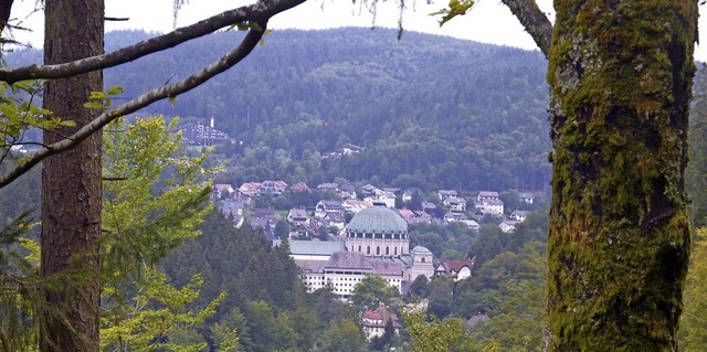 Die Lage im Tal ist nur eine der Besonderheiten des Doms zu St. Blasien.   | Foto: Thomas Mutter