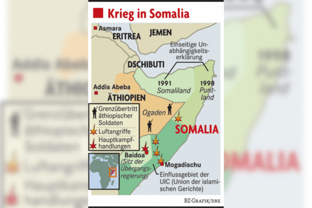 Hilfe vom somalischen Erzfeind
