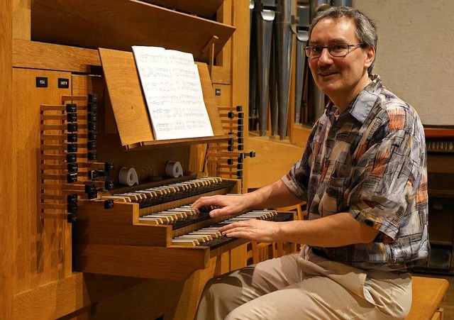 Dieter Lmmlin erffnete die  Reihe der Feierabendmusiken.  | Foto: Roswitha Frey