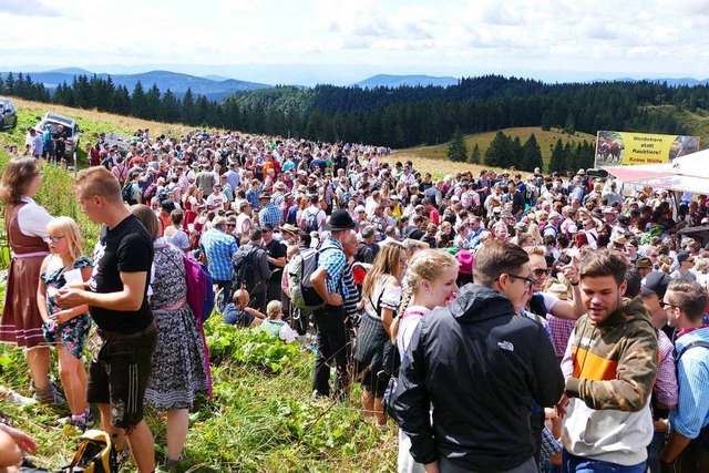 Kaum ein Durchkommen wie  im Jahr 2018... hat die Htte allerdings geschlossen.  | Foto: Ralf Morys